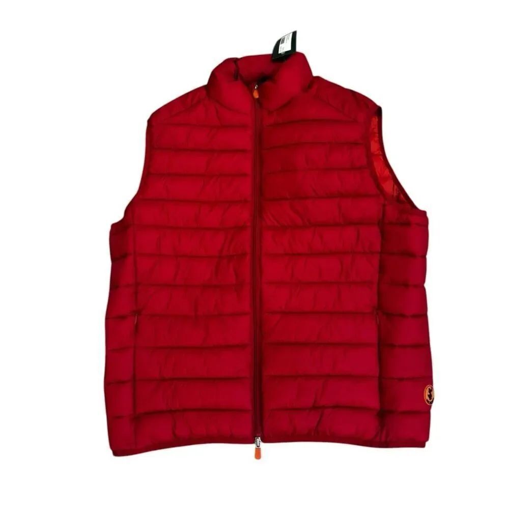 Save The Duck Chance Packable Vest - Red Large NWT